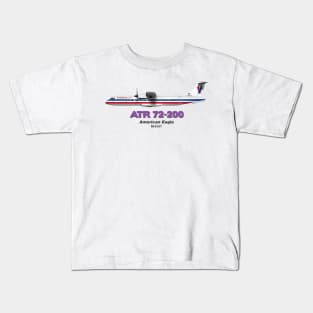 Avions de Transport Régional 72-200 - American Eagle Kids T-Shirt